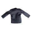 1/12 Long Sleeve Miniature Shirts for 6 Inch Male Dolls Outfit Accessories, Gray view 1