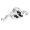 70mm Width Transfer Case with Reverse Shaft,CNC Aluminum Gearbox for 1/10 RC Crawler SCX10 MOA 1.9 Shafty LCG Chassis Cheater Rigs Comp Build Upgrade Parts (Silver) view 1