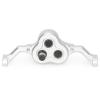 70mm Width Transfer Case with Reverse Shaft,CNC Aluminum Gearbox for 1/10 RC Crawler SCX10 MOA 1.9 Shafty LCG Chassis Cheater Rigs Comp Build Upgrade Parts (Silver) view 2