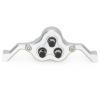 70mm Width Transfer Case with Reverse Shaft,CNC Aluminum Gearbox for 1/10 RC Crawler SCX10 MOA 1.9 Shafty LCG Chassis Cheater Rigs Comp Build Upgrade Parts (Silver) view 3