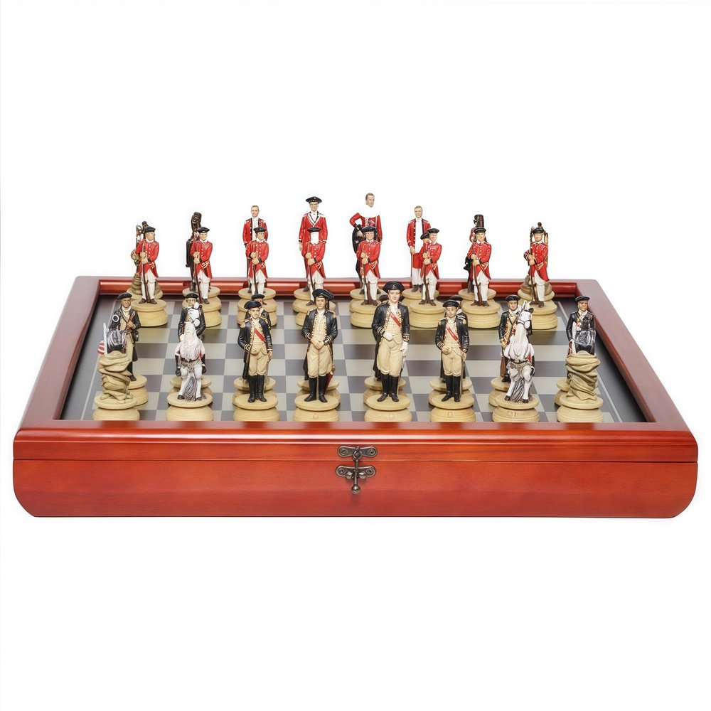 The War of Independence Chess Set - Travel Games Sets with Board Games Gift, Chess Gifts & Pieces