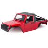313mm Wheelbase Hard Plastic Pickup Body Shell Unassembled Kit for 1/10 RC Crawler Car Axial SCX10 90046 Jeep Wrangler (Red) view 1