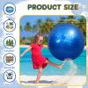 Jerify 4 Pcs 33.5 Inch Big Knobby Balls for Kids Large Spiky Bouncy Sensory Ball Giant Soft Inflatable Massage Playground Exercise Stress Toy for Children Outdoor Indoor Games Beach Party Favors view 2