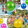 Jerify 4 Pcs 33.5 Inch Big Knobby Balls for Kids Large Spiky Bouncy Sensory Ball Giant Soft Inflatable Massage Playground Exercise Stress Toy for Children Outdoor Indoor Games Beach Party Favors view 3