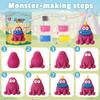 BEIREG Monster Air Dry Clay Kits for Kids, 10 DIY Monster Theme Modeling Clay, Story Cards Tools, Ultra Light & Soft, Non-Toxic, Home School Projects Party Favor Bags for Boys Girls Gifts view 4