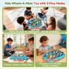 2-Player Whack Game Mole - Toys for Age 3-12 Kids,2 Hammers,3 Modes with Sound & Light,Safe Educational Pounding Toy,Birthday for 3 4 5 6+ Year Old Boys Girls,Blue view 2