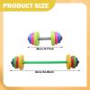2Pcs Kids Exercise Weights for Ages 4-7 Years Old Fitness Playset, 1 Long 1 Short view 3