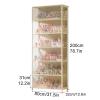 Zkfpet Display Cabinet for Collectibles, Figure Display Case, Three-Sided Transparent Acrylic, Side-Opening Door, for Home(60cm/23.6in) view 3