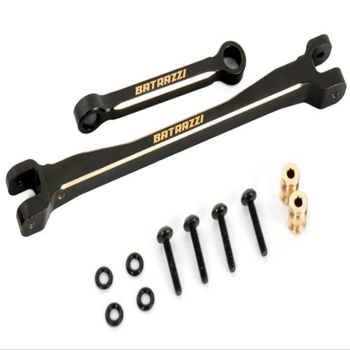BATRAZZI Rc Car RC Crawler Truck Parts for FMS FCX24M Land Rover:Brass Steering Link Set