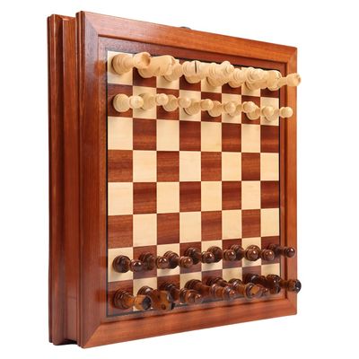 Top Natural Wood Chess Set - Travel Games Sets with Board Games Gift, Chess Gifts & Pieces (Small)
