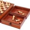 Top Natural Wood Chess Set - Travel Games Sets with Board Games Gift, Chess Gifts & Pieces (Small) view 2