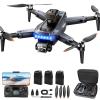 Drones with Camera for Adults 4K, GPS Auto Return & Follow Me Drone, Under 249g Foldable Quadcopter with Brushless Motor, Obstacle Alert, 3 Batteries for Beginners (Age 14+, Standard) view 1