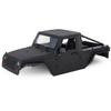 313mm Wheelbase Hard Plastic Pickup Body Shell Unassembled Kit for 1/10 RC Crawler Car Axial SCX10 90046 Jeep Wrangler (Black) view 1