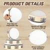 6 Pack Adult Wedding Tambourine Tambourine with Double Row Bell Hand Held Drum Percussion Musical Instrumen for Church Wedding Dance Party KTV view 3