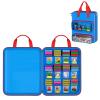 Travel Carrying Case Compatible with Little Tikes Story Dream Machine Books Starter Set, Portable Storage Bag with Transparent Pocket & Sponge Insert for 16 StoryBooks and CharactersCover Only- Blue view 1