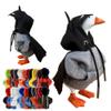 Porch Goose Outfits for 7 Inch Desk Goose Statue, Mini Goose Clothes, Duck Costume for Magnetic Goose Key Holder, Porch Duck Decor, Desk Pet, Fall Halloween Porch Goose Clothes (Batman Hoodie) view 1
