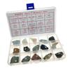 15pcs Metamorphic Rock Specimen Collection with Identification Sheet, Geology Teaching Aid Kit for Classroom Science Education Ages 8 and Up view 4