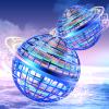 Vrainito Flying Orb Ball 2025 Upgrade, 2 Pack Hand-Controlled Flying Orb Toy, 360 Rotating Cosmic Globe Hover Ball for Kids (Blue + Blue) view 1