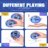 Vrainito Flying Orb Ball 2025 Upgrade, 2 Pack Hand-Controlled Flying Orb Toy, 360 Rotating Cosmic Globe Hover Ball for Kids (Blue + Blue) view 2