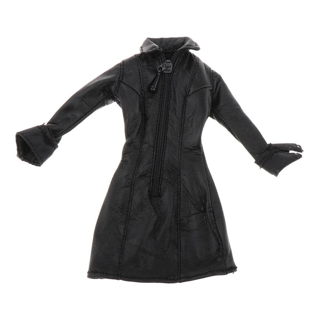 1/12 Scale Action Figure Women's Suit Fashionable Black Outfit for Female Doll Accessories