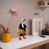 Porch Goose Outfits for 7 Inch Desk Goose Statue, Mini Goose Clothes, Duck Costume for Magnetic Goose Key Holder, Porch Duck Decor, Desk Pet, Fall Halloween Porch Goose Clothes (Y-BK) view 3