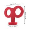 Cabilock 2pcs Car Wind Up Key: Car Roof Decoration - Eva Wind Up Key Toy for Vehicle Exterior - Weatherproof DIY Vehicle Accessories for Your Ride view 4