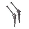 2 Pieces RC Rear Wheel Axle for 1:24 Remote Control Cars, Steel Drive Shafts 45mm for Micro-B Crawler Upgrades view 1