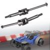 2 Pieces RC Rear Wheel Axle for 1:24 Remote Control Cars, Steel Drive Shafts 45mm for Micro-B Crawler Upgrades view 3