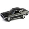 1970 R/T 440 Black with White Stripes Series 15 1/64 Diecast Model Car by Greenlight 37320D view 1