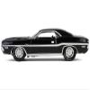 1970 R/T 440 Black with White Stripes Series 15 1/64 Diecast Model Car by Greenlight 37320D view 3