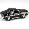 1970 R/T 440 Black with White Stripes Series 15 1/64 Diecast Model Car by Greenlight 37320D view 4