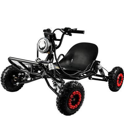 2000W Electric Go Kart for Adults and Kids, 25MPH Speed, 15-20KM Range, 3H Fast Charge, 120KG Capacity, for Backyard Fun