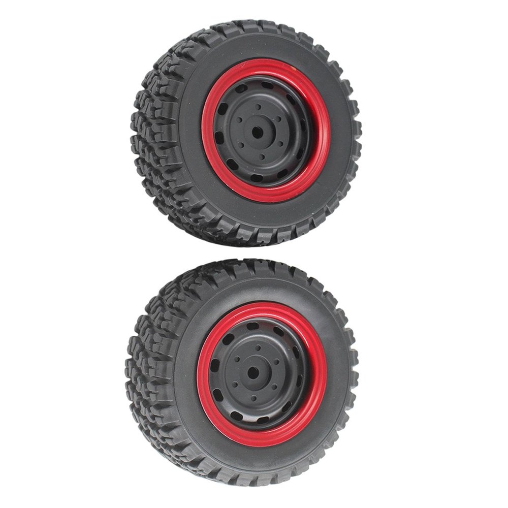 2Pcs RC Car Wheels and Tires 1/16 Scale Replacement Parts for 16103 16103Pro 16106 16106Pro Models