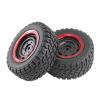 2Pcs RC Car Wheels and Tires 1/16 Scale Replacement Parts for 16103 16103Pro 16106 16106Pro Models view 4