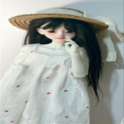 1/4 BJD Doll Clothes Accessories Floral Dress Shoes Hat for 45cm Dolls Clothing BJD Dolls