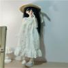 1/4 BJD Doll Clothes Accessories Floral Dress Shoes Hat for 45cm Dolls Clothing BJD Dolls view 2