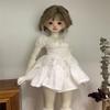 1/4 BJD Doll Clothes Accessories Short Sleeve Pleated Dress for 45cm Dolls Clothing BJD Dolls(White) view 1