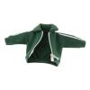 1/12 Male Action Figure Clothes Tracksuit Fashion Coat Bottoming Shirt Miniature Sweatsuits Outfits Doll Clothing Sportswear, Green view 3