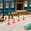 BESPORTBLE 30pcs Miniature Road Cone Mini Traffic Cones Plastic Sign Roadblock Sign Model Safety Barriers Photo Prop Educational for Kids view 4