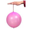 10/20pcs Colorful Balloon Thickened Punching Bounce With Rubber Bands Handle For Kids Childrens Parties Favor For Kid view 3