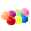 10/20pcs Colorful Balloon Thickened Punching Bounce With Rubber Bands Handle For Kids Childrens Parties Favor For Kid view 4