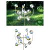 14inch Wind Spinner with Garden Stake Metal Windmill Decoration Outdoor Sculpture for Yard Gift Metal Spinner for Outside view 2