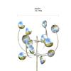 14inch Wind Spinner with Garden Stake Metal Windmill Decoration Outdoor Sculpture for Yard Gift Metal Spinner for Outside view 4