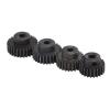 4Pcs RC Motor Pinion Gear 48P 23T 25T 27T 29T, Rustproof Metal 48P Pinion Gear Set for 1/10 RC Car, 3.175mm Shaft Brushless Motor, High Precision Powder Metallurgy Gears with view 3