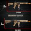EMERBU Pro-Grade Gel Splatter Ball Blaster N4 Upgraded by EMERBU - Metal and Nylon Body - 11.1V High Power - Metal Gearset - High Speed Motor - for Ages 15+ Adults(Tan) view 3
