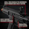 EMERBU Pro-Grade Gel Splatter Ball Blaster MPX Upgraded by EMERBU - Metal and Nylon Body - 11.1V High Power - Metal Gearset - High Speed Motor - for Ages 15+ Adults view 4