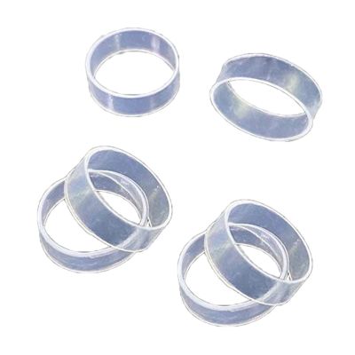 6Pcs Silicone Joystick Protectors Elastic Rocker Protective Rings for Game Controller Accessory Invisible Guard Game Controller Wear Rings