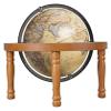 ATMRC World Globe Luminated World Globe with Four-Corner Wooden Stand Built in LED for Illuminated Night View Antique Globes for Home Office School Classroom(B) view 1