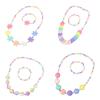 Vdaxvme Candy Color Jewelry Set Children Fashion Girls Party Accessories Texture For Parties And Birthdays Bead view 4