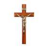 12" Two Tone Cross with Museum Gold Finish Corpus view 1